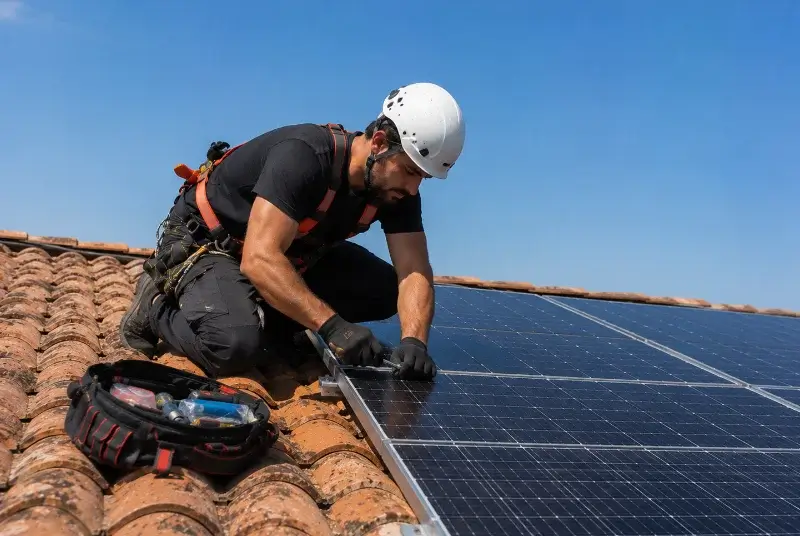 Maintenance et monitoring de panneaux solaires à Cassagnes