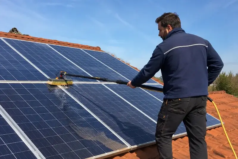 Nettoyage et entretien de panneaux solaires à Cassagnes